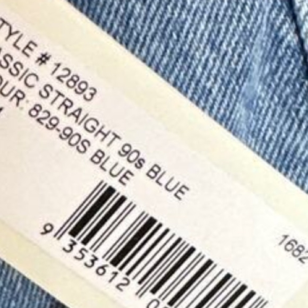 ROLLA’S Free People Classic Straight Leg Jeans Size 28 90s Blue - Picture 16 of 16